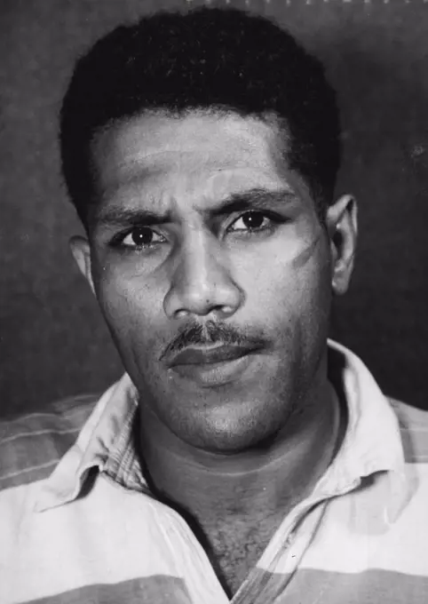 Star inside centre George Cavaleu captained the Fijians in NZ. He is 23. July 01, 1952. (Photo by Rob Wright).