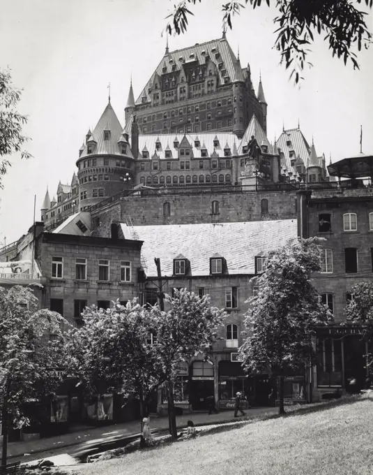 Quebec City - General Scenes - Quebec, Canada. April 1, 1955. (Photo by The National Film Board).