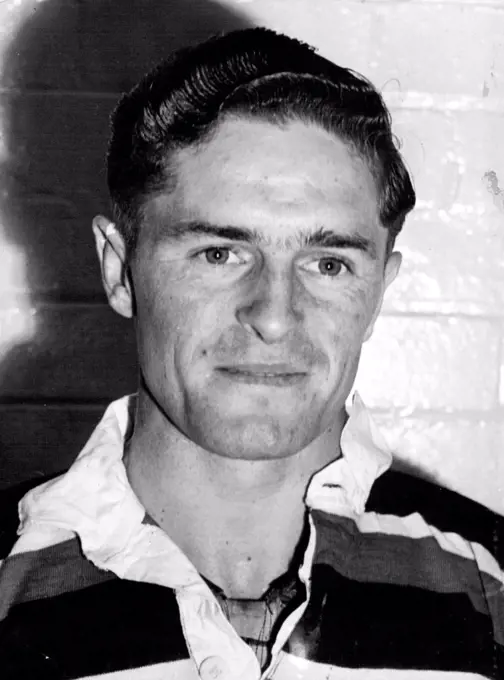 Darcy Henry - Western Suburbs International Five-Eight Center. May 12, 1955. 