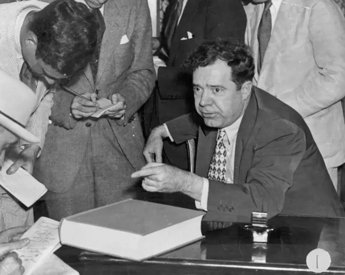 Senator Huey ("Kingfish") Long, the "dictator of Louisiana," who died of wounds after being shot in Baton Rouge in September, 1935. September 10, 1935. (Photo by Associated Press Photo).