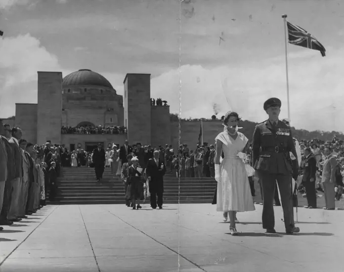 Queen Elizabeth & Duke Of Edinburgh - Tour Of Australia 1954 - Victorian Scenes Royal Tours. February 17, 1954.