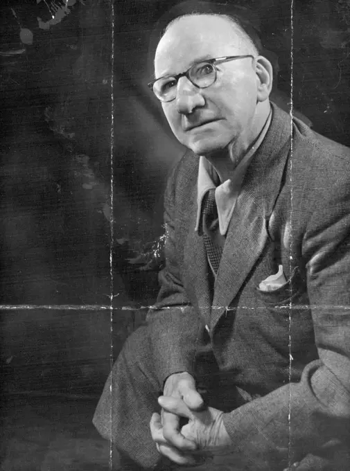 Leaders Of British Commerce: Mr. A.E. Pickard -- Scottish property dealer and business executive.Scotland's best-known selfmade millionaire - A.E. Pickard, "L.S.D." - died in his blazing home in Glasgow's West End yesterday. December 15, 1954. (Photo by J. Stephens Orr, Camera Press).