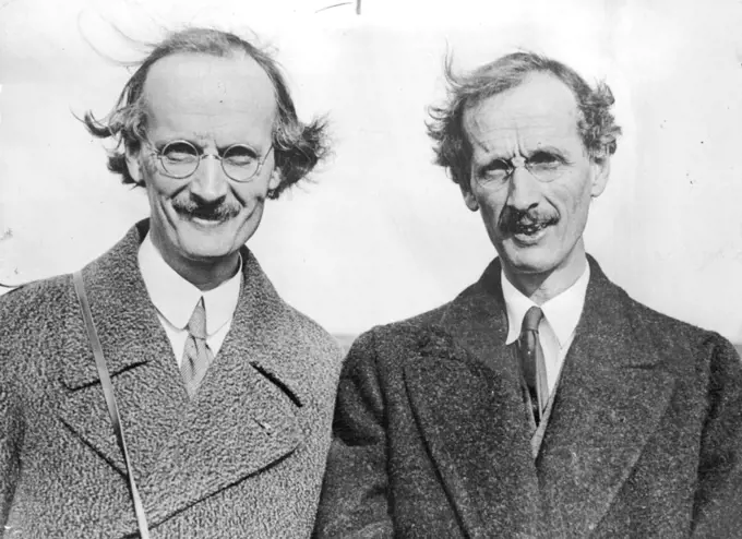 Piccard's Twin To Attempt To Beat Altitude Record - The twin brothers, Professor Jean Piccard (right) and Professor Auguste Piccard, who last year ascended to a height of 10¼ miles.Going Up - Professor Jean Piccard who hopes to emulate the feat of his famous twin brother Auguste by an ascent of 20 miles into the stratosphere. July 17, 1946. (Photo by The Associated Press of Great Britain Ltd.).