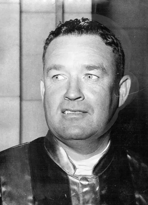 Bill Picken, Trotting driver. February 19, 1952.