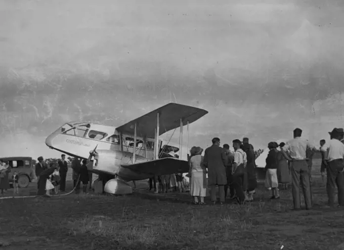 Aviation-Qantas Airways-Aircraft-1930's (See also: Aviation-Qantas-Aircraft - DH-86). December 19, 1934.