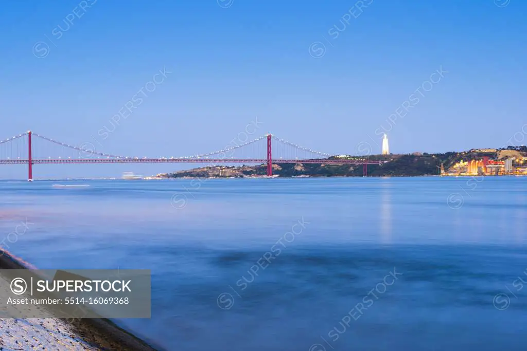 Bridge of 25 de Abril in Lisbon, Portugal