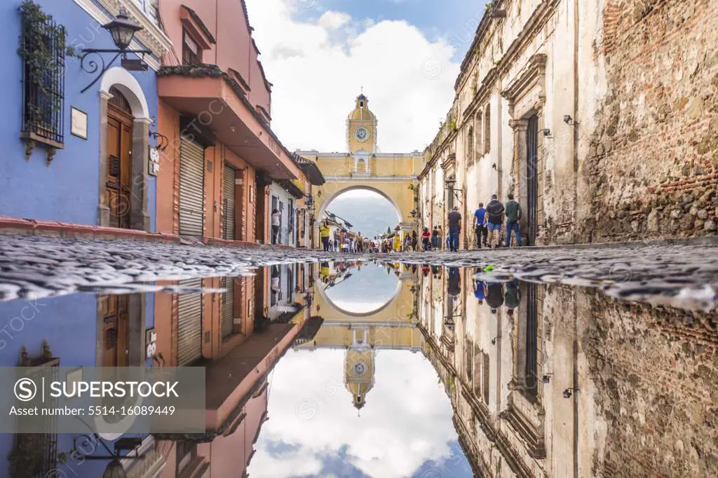 Santa Catalina arch in Antigua, Guatemala