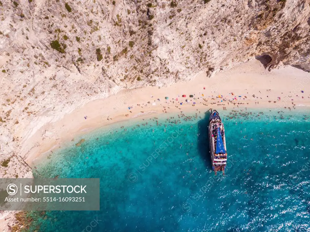 Tourists Arrived At The Beach.