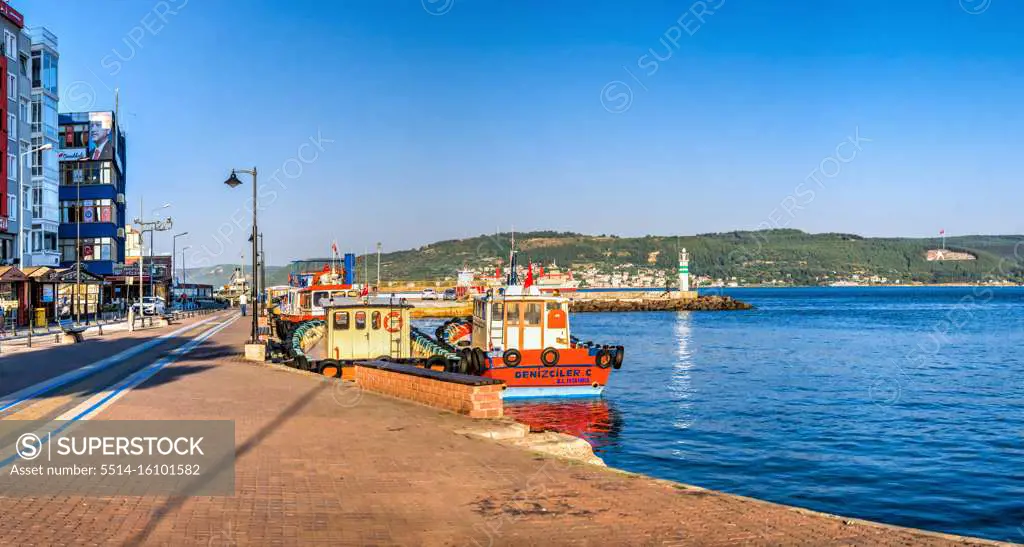 Canakkale marina in Turkey