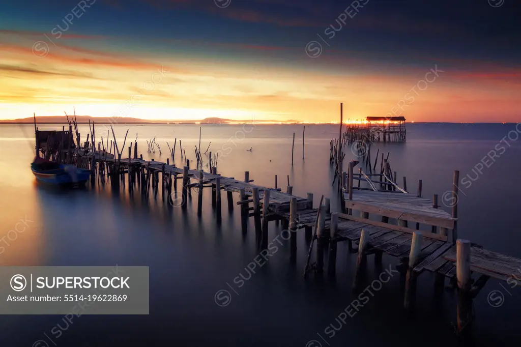 Cais palafitico Carrasqueira in Portugal