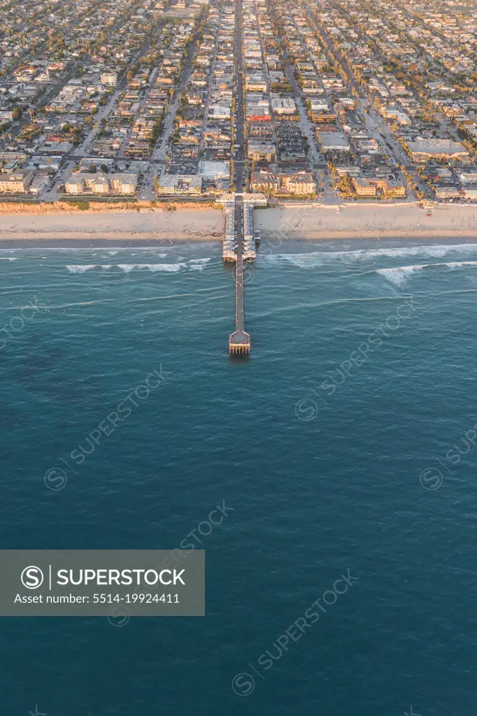 Pacific Beach San Diego Pier Aerial