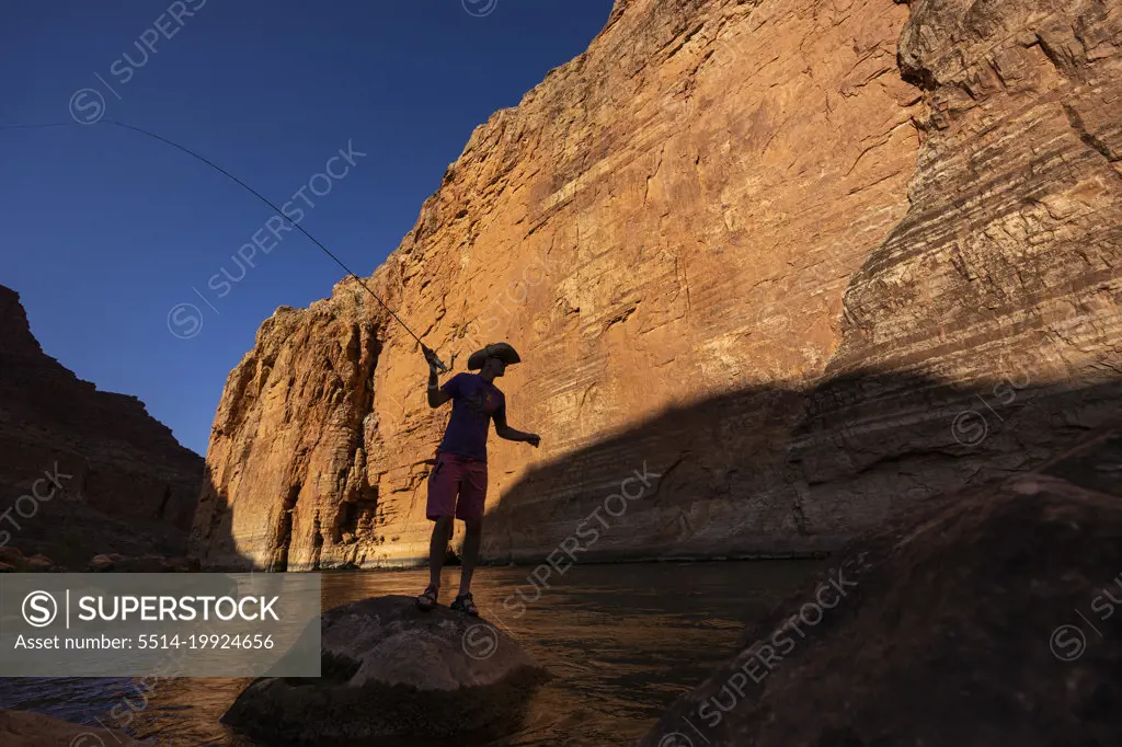 Fly fishing in the Grand Canyon