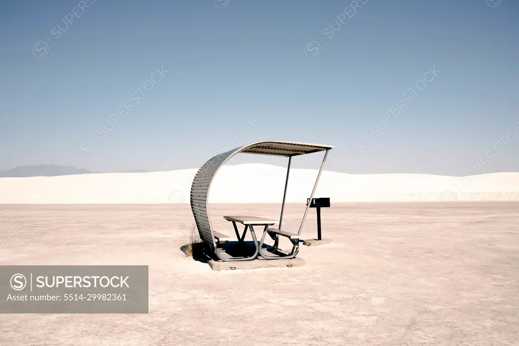 Shade Structure at White Sands National Park