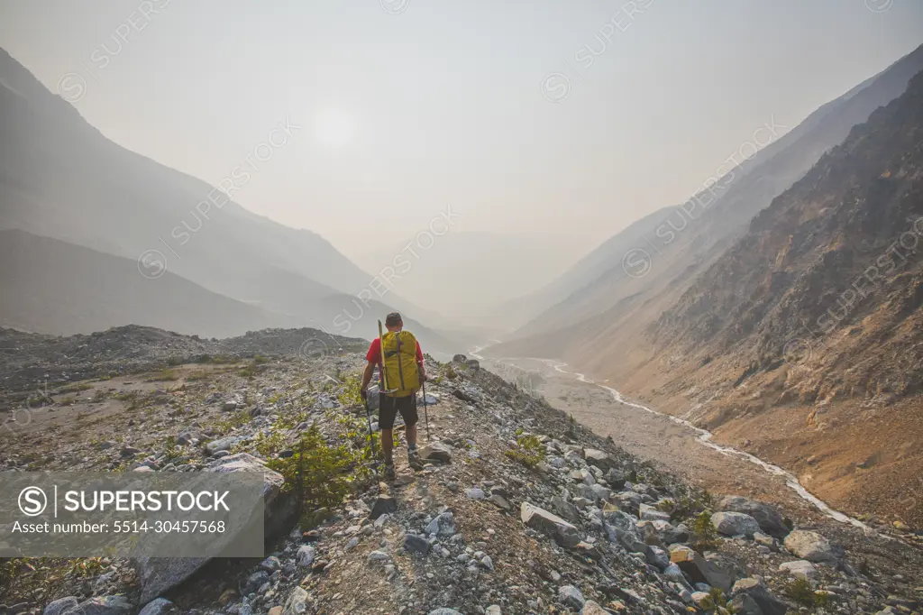 Backpacking in Athelney Pass, British Columbia, Canada