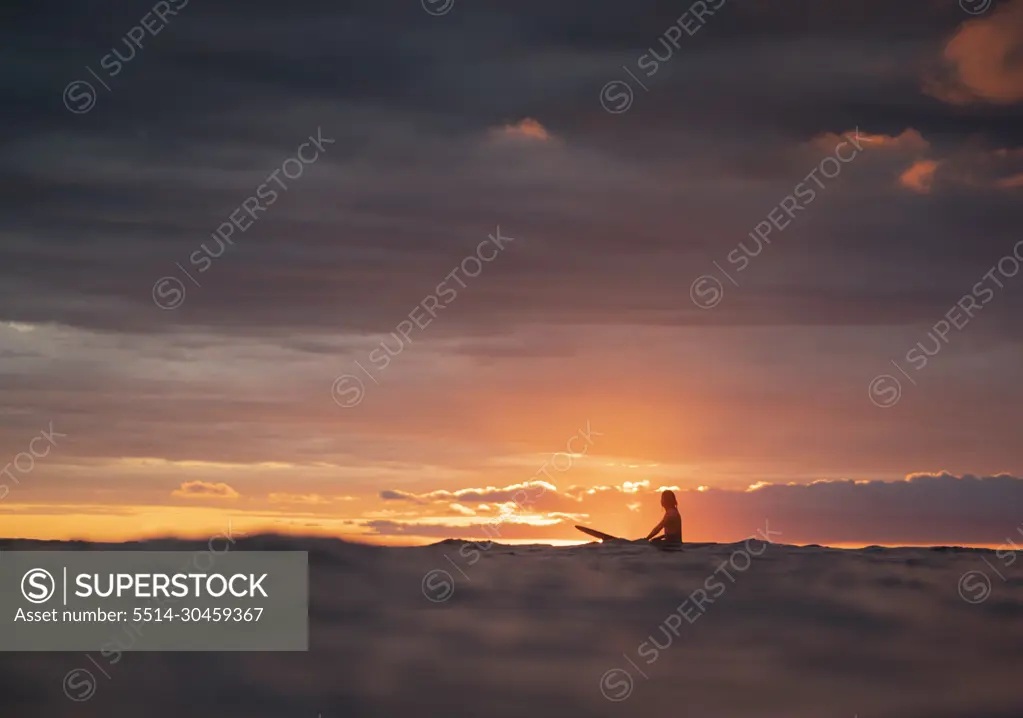 Surfing the sunrise in Costa Rica