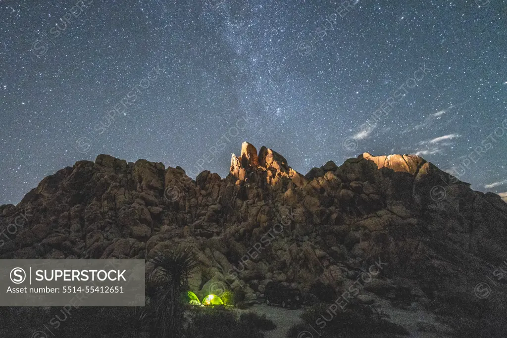 Milky Way In Joshua Tree