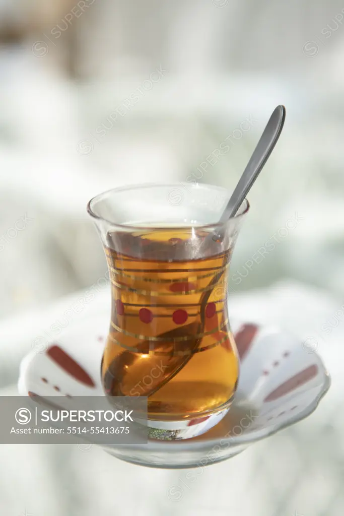 Arabian Tea at a Cafe in Old Town, Dubai