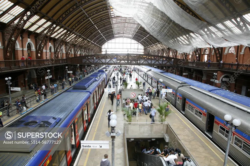 Estacao da Luz train station, Sao Paulo, Brazil.