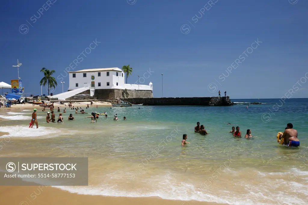 Porto da Barra beach, Salvador, Bahia, Brazil.