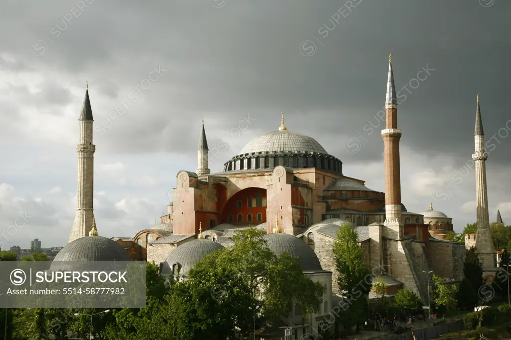 The Haghia Sophia Istanbul, Turkey.