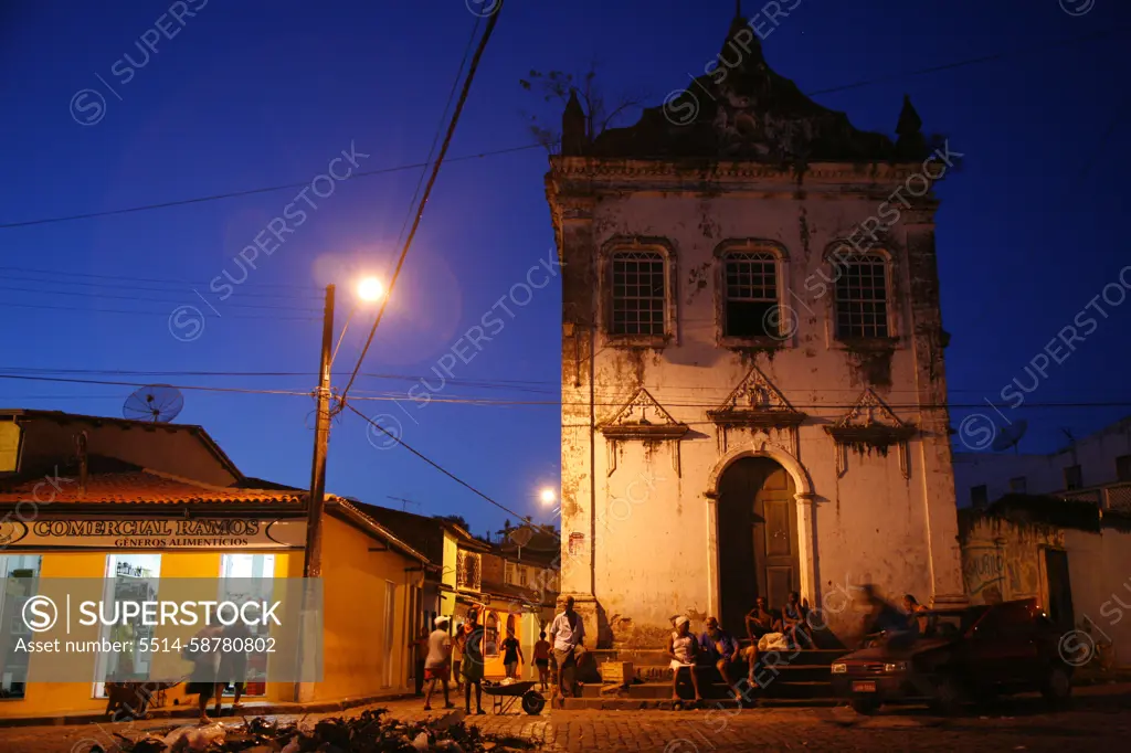 Old Colonial buildings in Cachoeira, Bahia, Brazil.