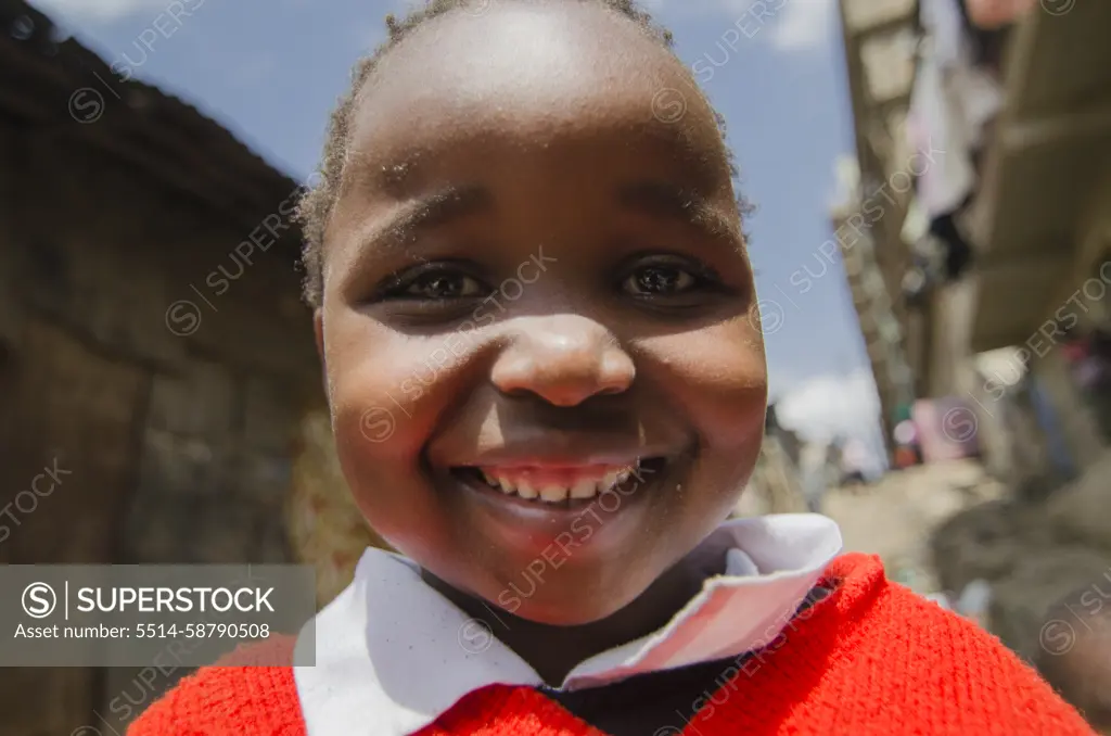 Child In Kenya With A Big Smile