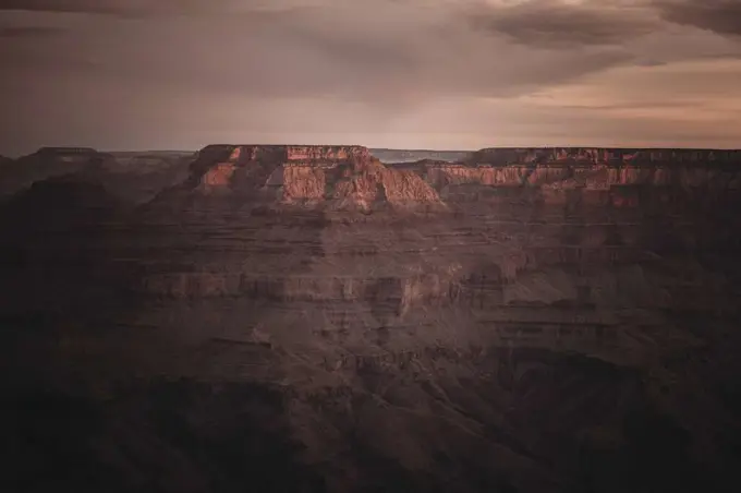 Grand Canyon at sunset from Hopi Point