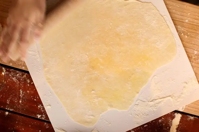 Making fresh pasta in Rome Italy