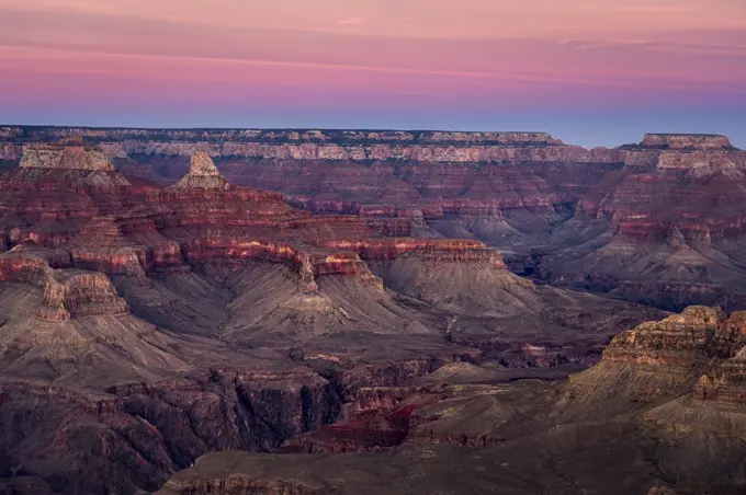 Scenic view of Grand Canyon at sunset, Hopi Point, Grand Canyon National Park, Arizona, USA