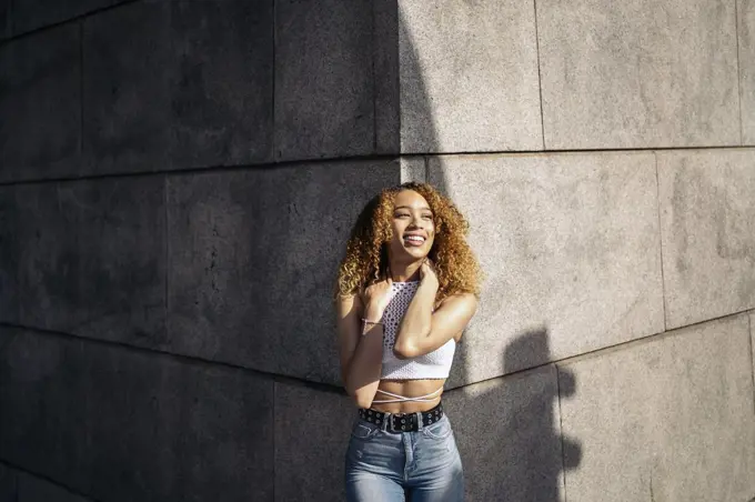 Portrait Of Latin Girl in the city