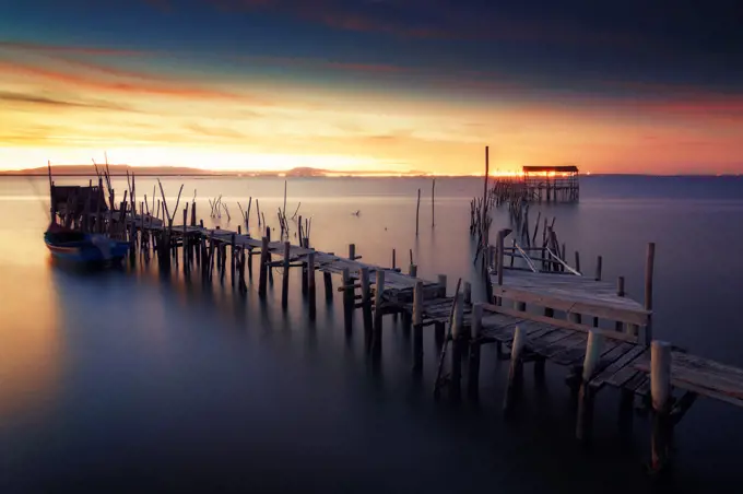 Cais palafitico Carrasqueira in Portugal