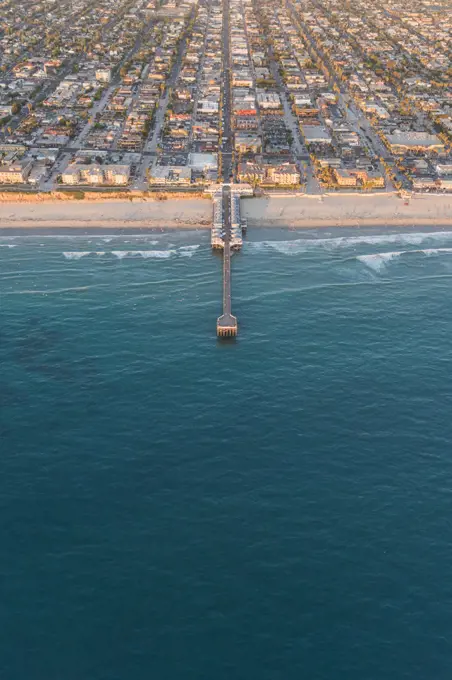 Pacific Beach San Diego Pier Aerial