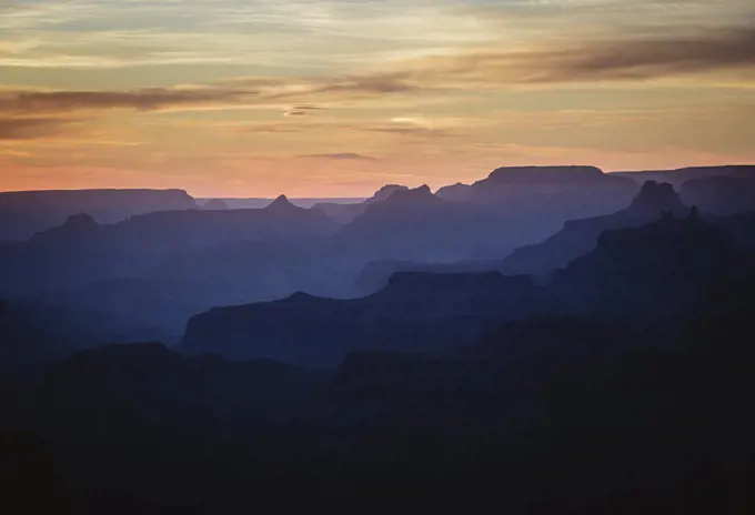 Sunset from Desert View in Grand Canyon National Park