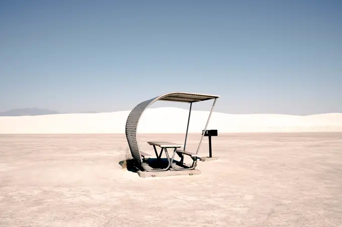 Shade Structure at White Sands National Park