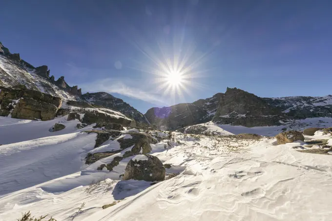 Rocky Mountain National Park in Winter, Colorado