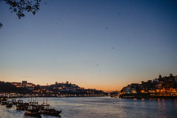 Sunset Porto Portugal
