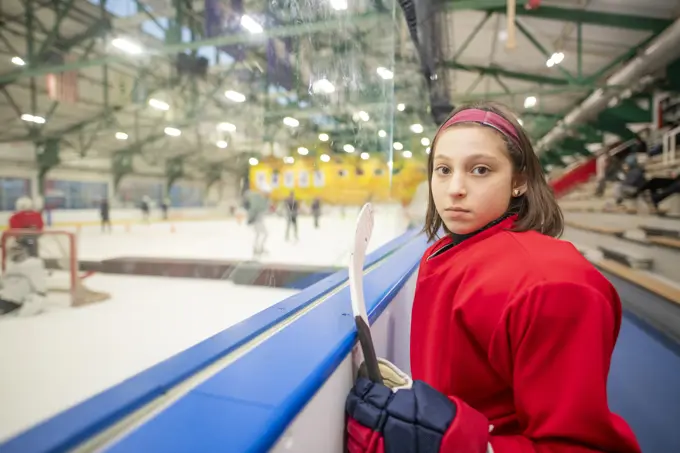 11 year female hockey player