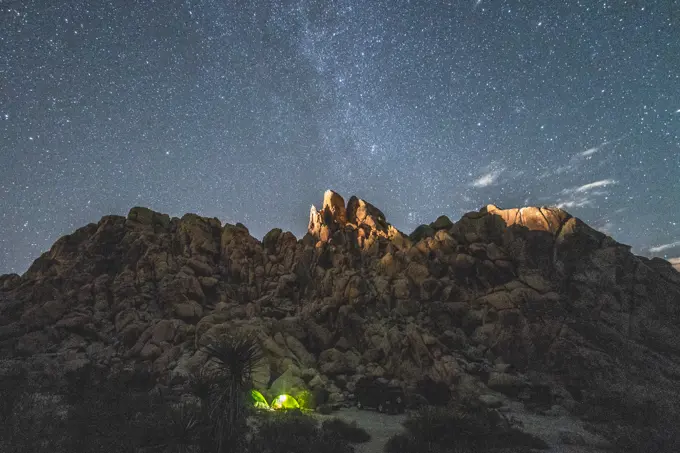 Milky Way In Joshua Tree