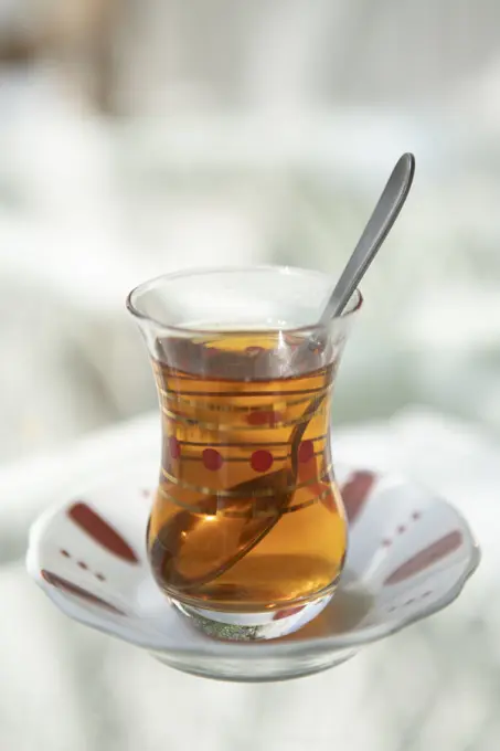 Arabian Tea at a Cafe in Old Town, Dubai