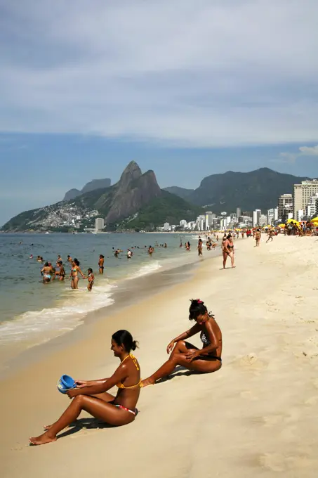 Ipanema beach, Rio de Janeiro, Brazil.