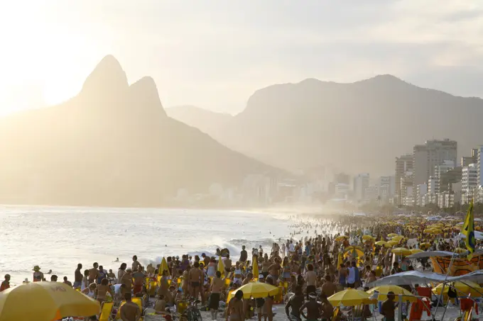 Ipanema beach, Rio de Janeiro, Brazil.