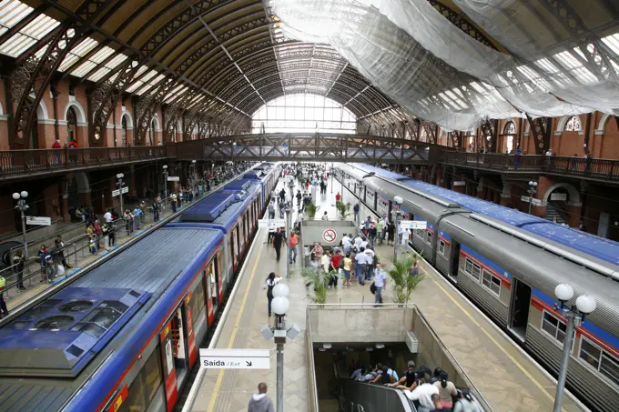 Estacao da Luz train station, Sao Paulo, Brazil.