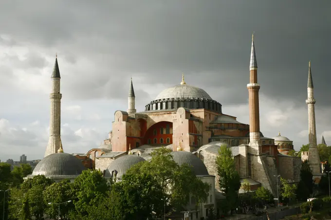 The Haghia Sophia Istanbul, Turkey.