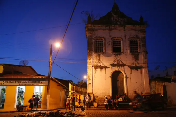 Old Colonial buildings in Cachoeira, Bahia, Brazil.