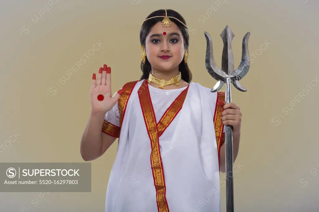 Durga puja clearance dress up