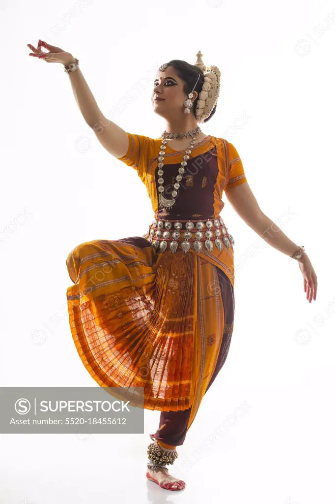 Odissi dancer striking a pose