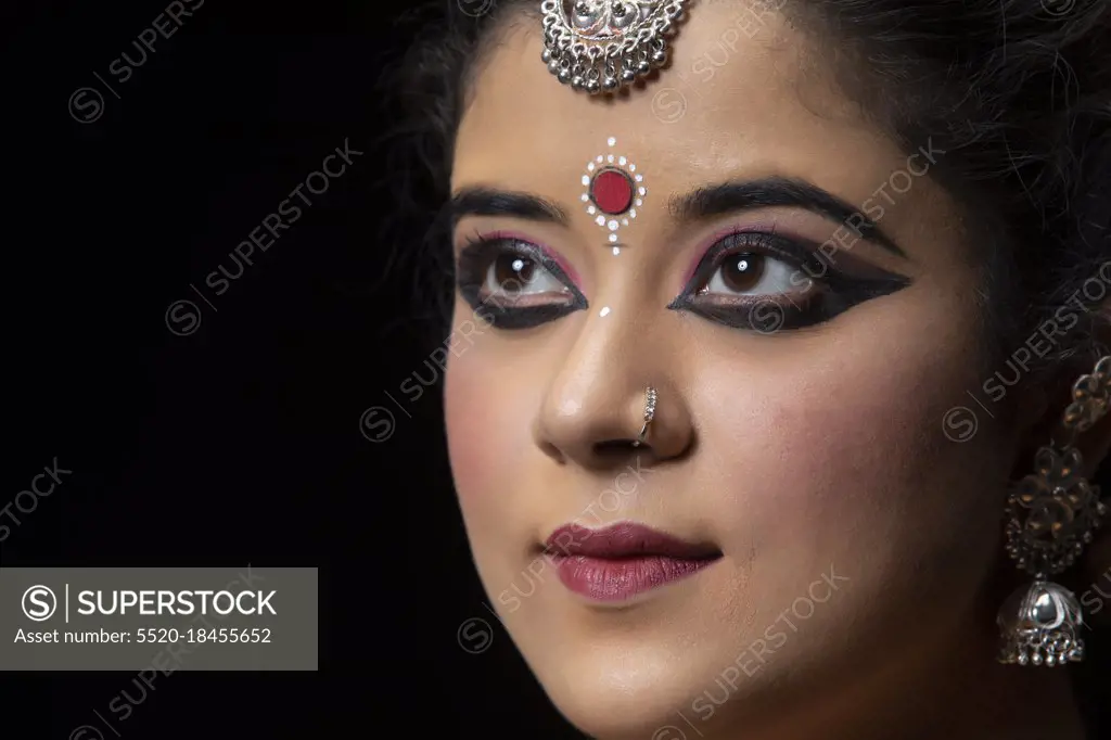 Portrait of odissi dancer