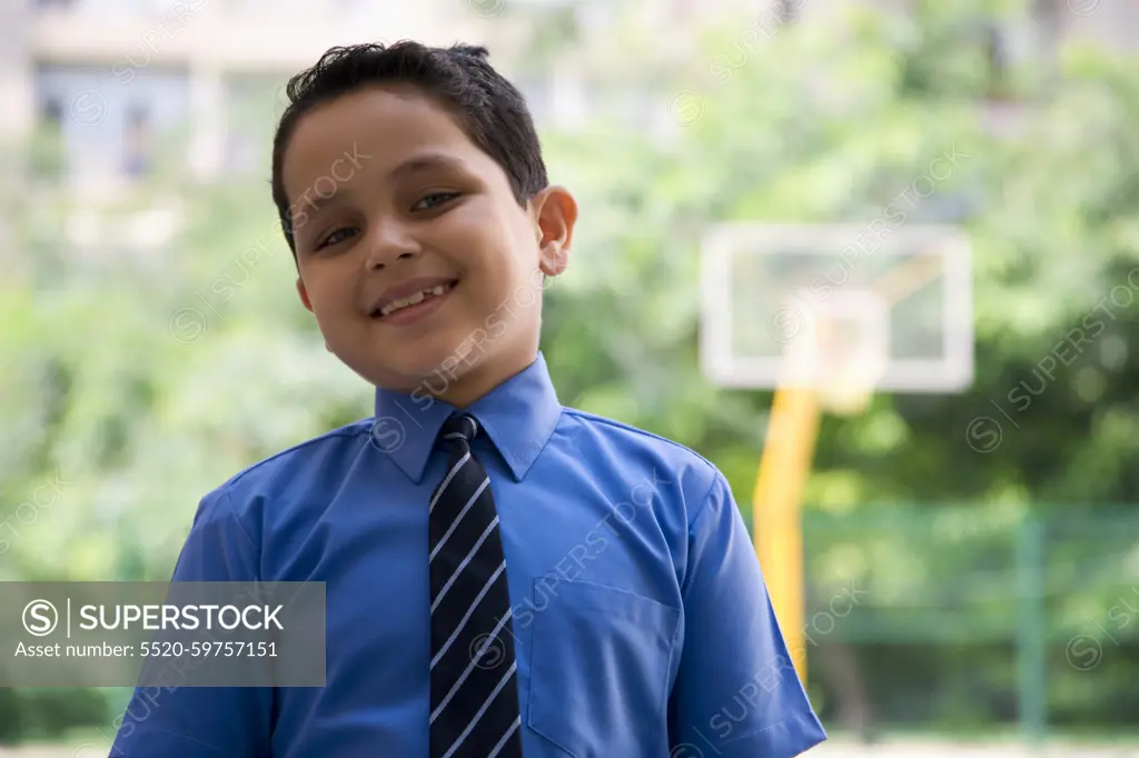 Portrait of a school boy