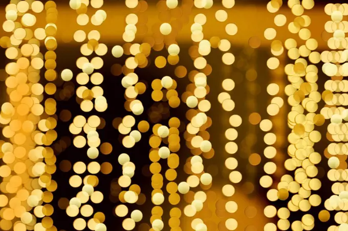 Gold spots bokeh background