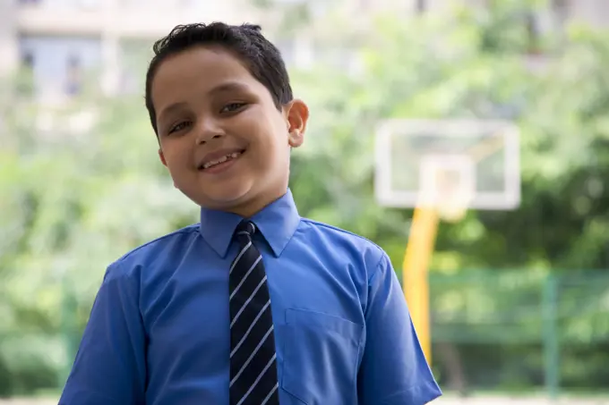 Portrait of a school boy